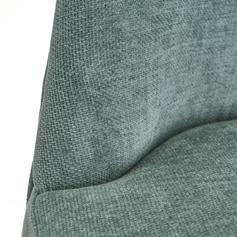 Poltrone,Ciniglia verde,Adatta al soggiorno di un hotel 52 X 58 X 71 CM - immagine 2