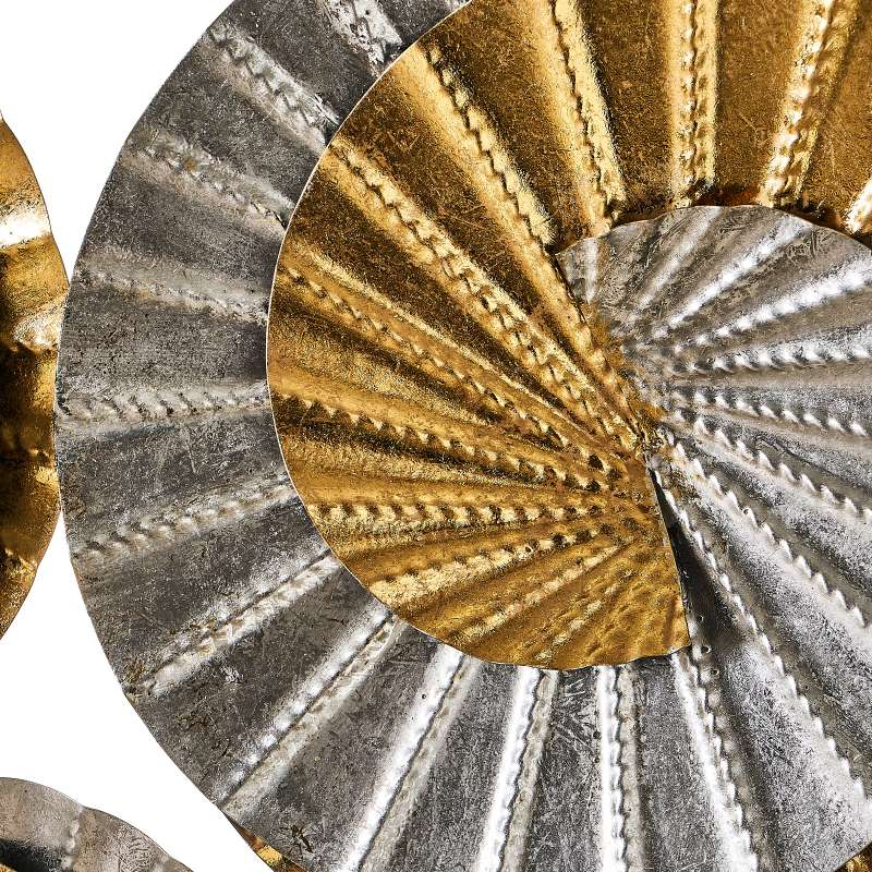 Decorazione murale in ferro,Decorazione murale per ufficio 103 X 4,50 X 45 CM - immagine 3