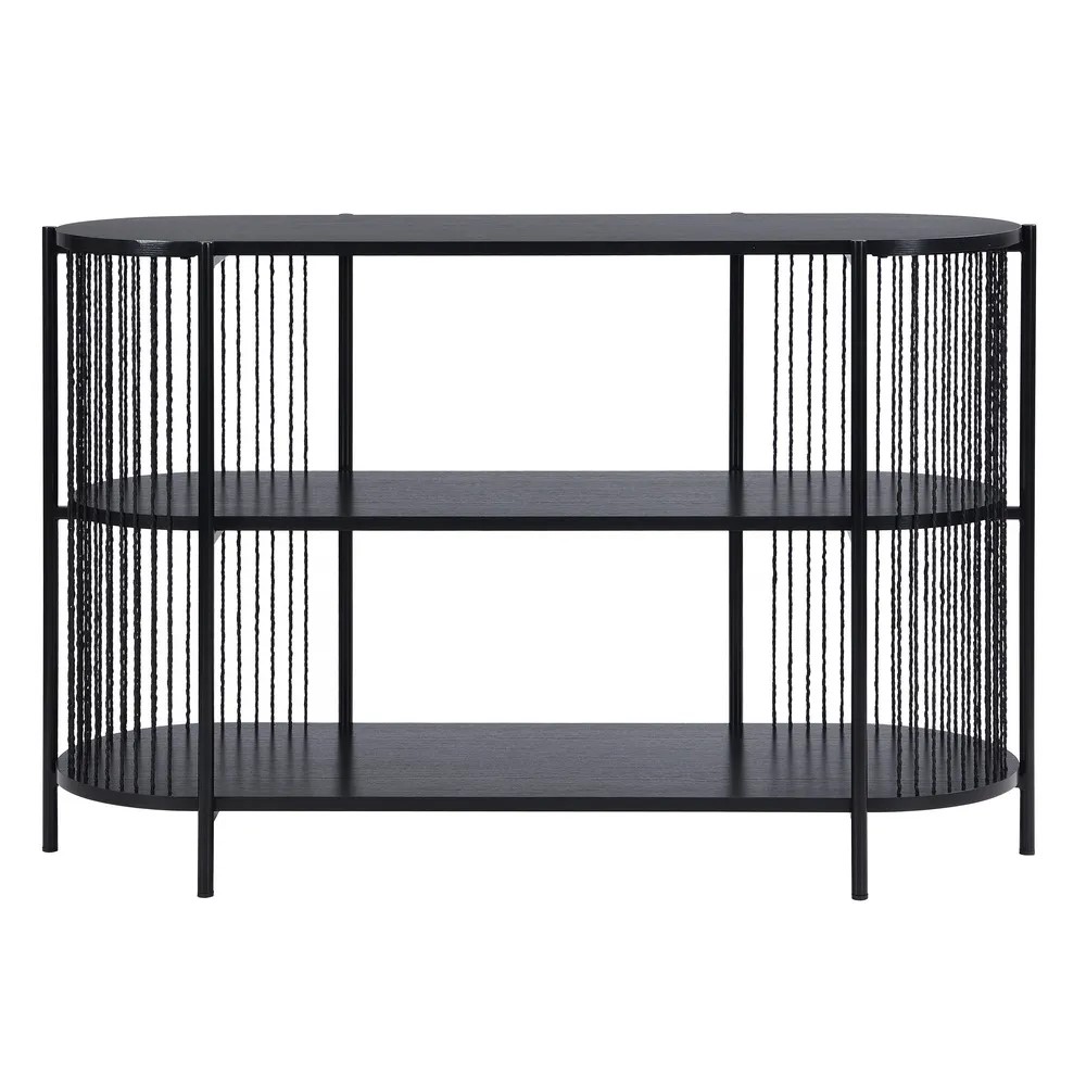 Credenza nero,3 livelli,Adatta alla cucina del soggiorno - immagine 5