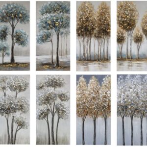 8/s Quadro  [Albero] Ufficio Soggiorno Quadri Decorativi Imitazione della pittura a olio 30X60X3CM