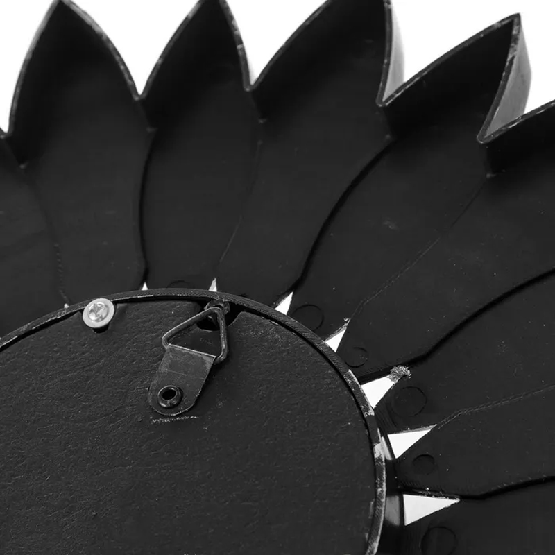 S/3 Specchi da parete, Specchio PP, Argento, Specchio decorativo per il soggiorno 26 X 1,50 X 26 CM - immagine 2