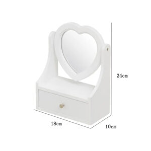 Portagioie MDF bianco 18x24x10cm