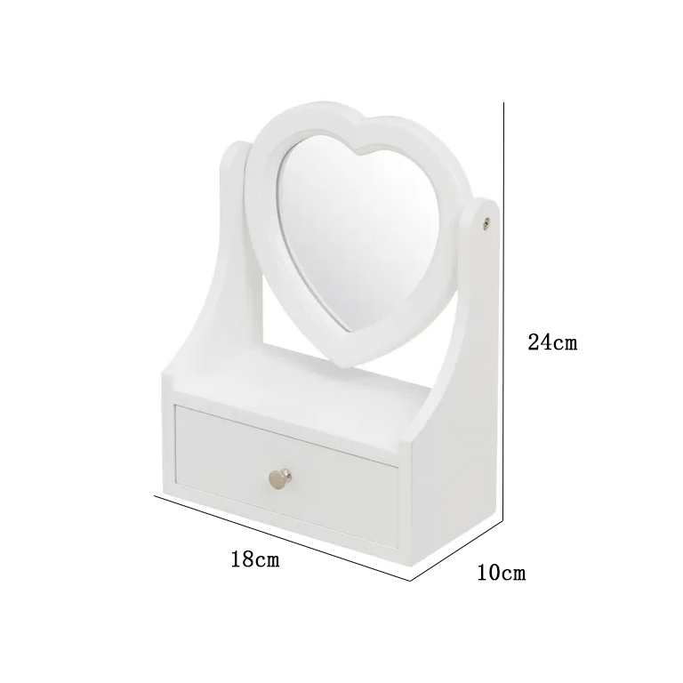 Portagioie MDF bianco 18x24x10cm