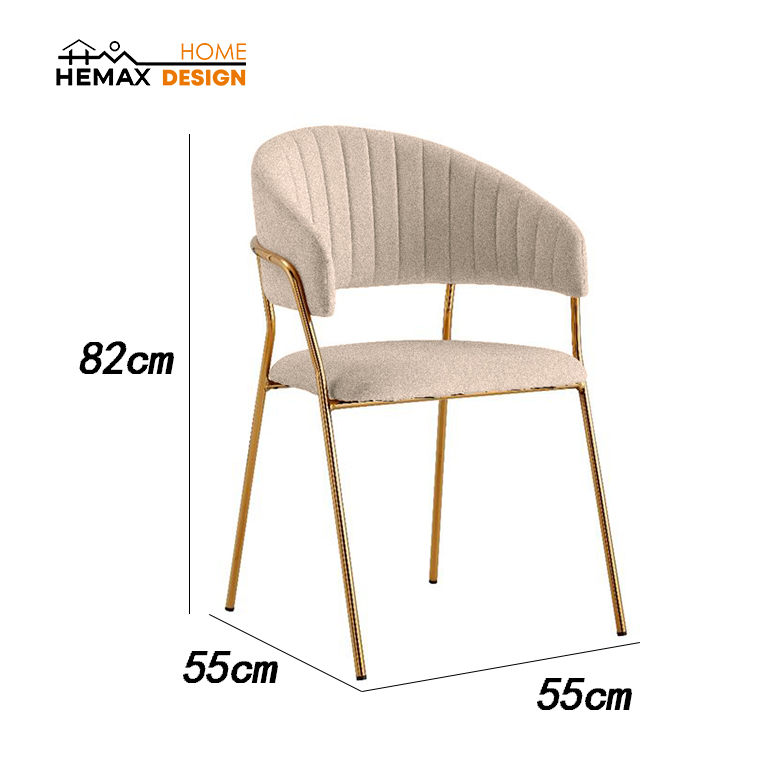 Sedia Maya in Tessuto Antimacchia 2 colori disponibili 55x55x82 cm