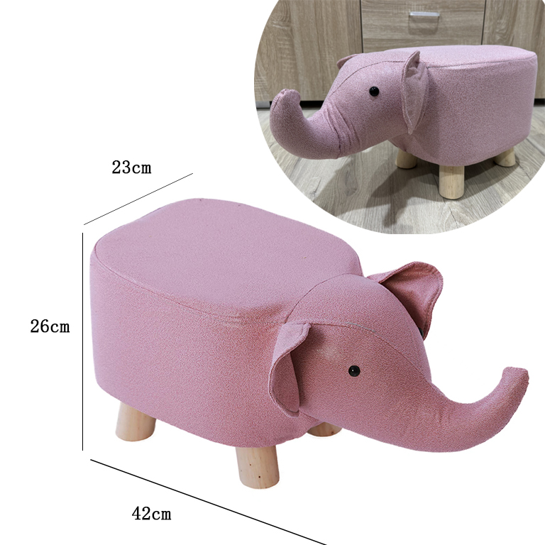 Sgabello Elefante 42x23x26cm