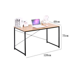 Scrivania HOPE 120x60x75 naturale/nero