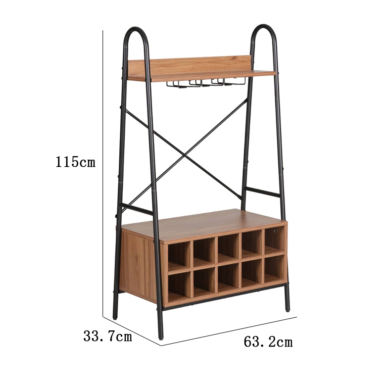 Cantinetta grancru con portabicchieri 63,2×33,70x115cm