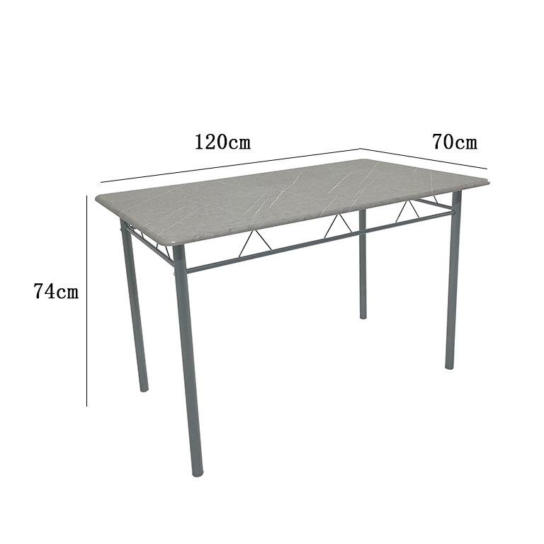 Tavolo cecilia in MDF MARM met 120x70x74cm,2 colori