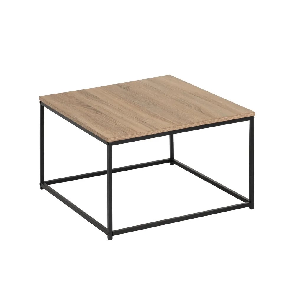 Tavolo quadrato,In metallo,Adatto a piccoli soggiorni o camere da letto ,Stile semplice 70x70x40cm 1u/c