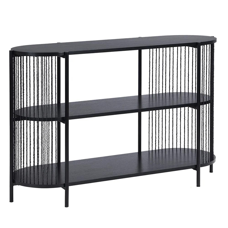 Credenza nero,3 livelli,Adatta alla cucina del soggiorno